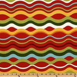 Beachside Wavy Stripe Fabric